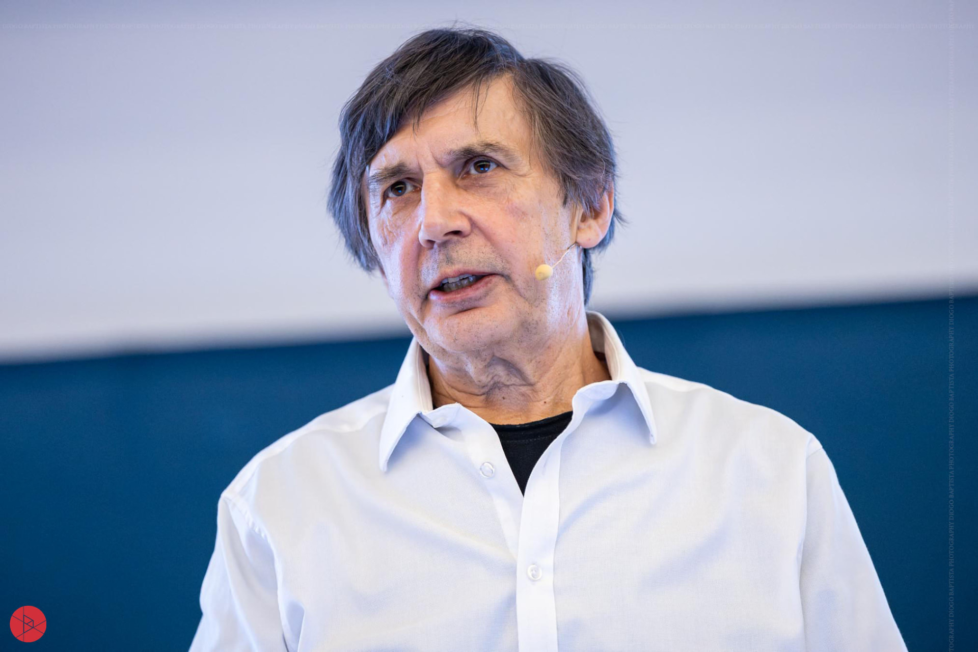 Keynote speaker Andre Geim addressing conference attendees